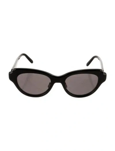 Pre-owned Loewe Swan Signature Logo Sunglasses In Black