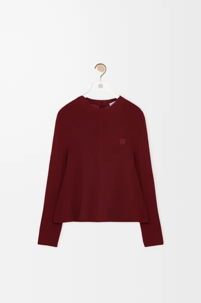 Loewe Sweater In Cashmere Size:l For Woman In Blue