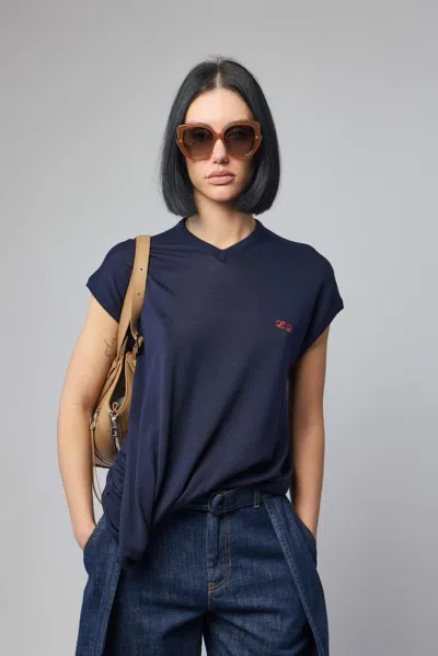 Loewe Sweater In Wool In Blue