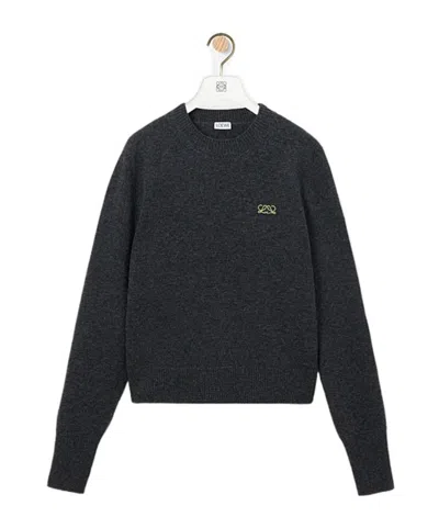 Loewe Sweater In Wool In Gray