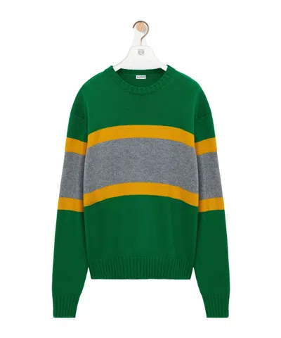 Loewe Sweater In Wool In Green