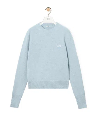 Loewe Sweater In Wool In Blue