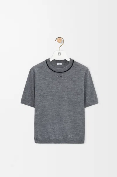 Loewe Sweater In Wool Size:l For Woman In Gray