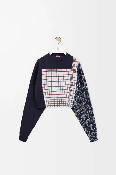 Loewe Sweater In Wool Size:xs For Woman In Multi