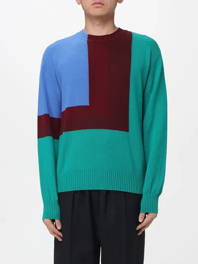 Loewe Sweater Men Burgundy In Red