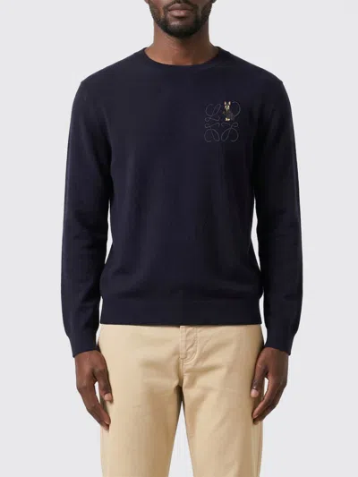 Loewe Sweater  Men Color Navy In Blue