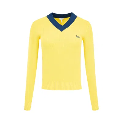 Pre-owned Loewe Sweater 'yellow/blue' | Women's Size S