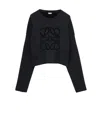 Loewe Sweaters Black In Black