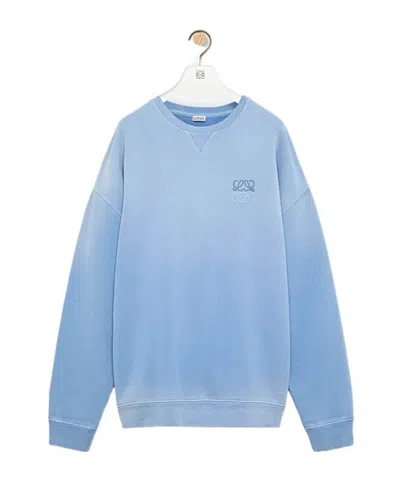 Loewe Sweatshirt In Cotton In Blue