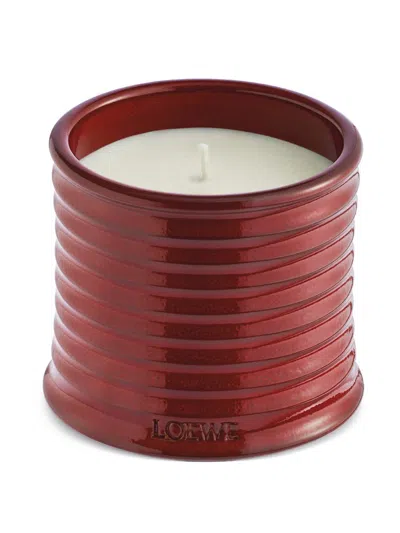 Loewe Sweet Almond Scented Candle In Burgundy