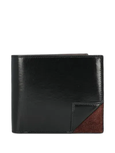 Loewe Switch Contrast-panel Bifold Wallet In Black