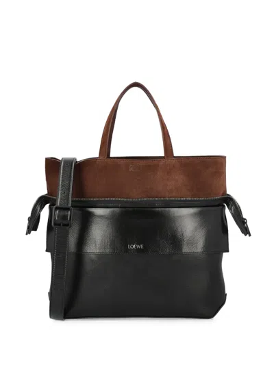 Loewe Switch Leather Tote Bag In Multi