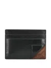 Loewe Switch Logo-debossed Leather Card Holder In Black