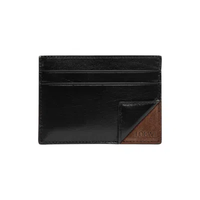 Pre-owned Loewe Switch Plain Cardholder 'black/espresso' | Men's Size Onesize