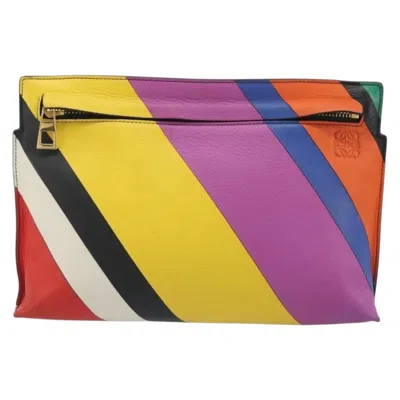 Pre-owned Loewe T Messenger Leather Multicolour Leather Shoulder Bag Bag ()
