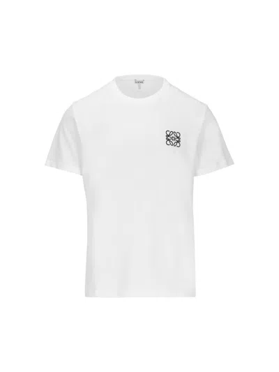 Loewe T-shirt And Polo Shirt In White