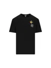Loewe Frog-logo Embroidered T-shirt In Black