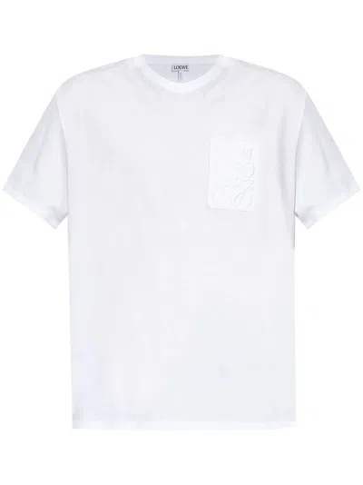 Loewe Relaxed Fit T-shirt In  White