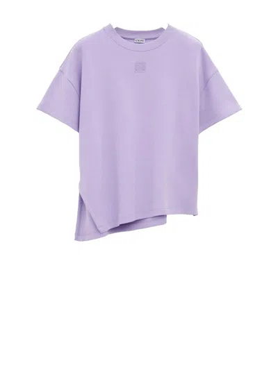 Loewe T-shirts And Polos Purple