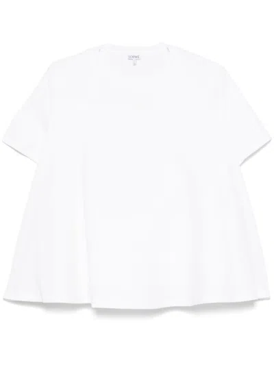 LOEWE LOEWE TRAPEZE COTTON T-SHIRT