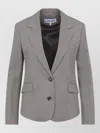 Loewe Tailored Jacket Notch Lapel Single Breasted In Gray