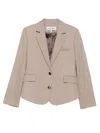 Loewe Single-breasted Wool Blazer In Multi