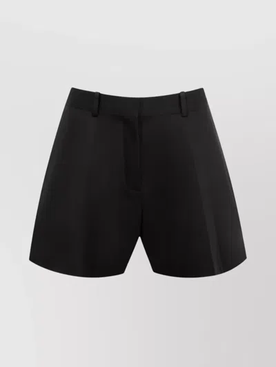 Loewe Tailored Shorts With Button And Pockets In Black
