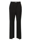 Loewe Elastic Waist Casual Pants In Black