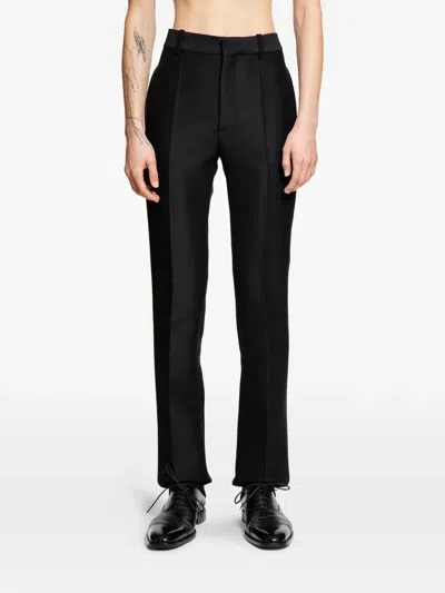 Loewe Tailored Wool Trousers In Black
