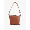 Loewe Tan Cubi Small Branded-strap Leather Shoulder Bag In Tan