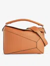 Loewe Tan Puzzle Edge Large Leather Cross-body Bag In Tan