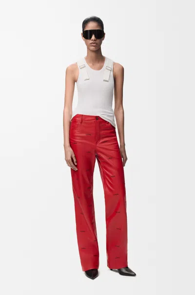 Loewe Tank Top In Stretch Cotton Size: L For Woman In White
