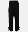 Loewe Belt Loop Work Casual Pants In Black