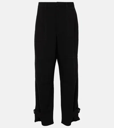 Loewe Belt Loop Work Casual Pants In Black