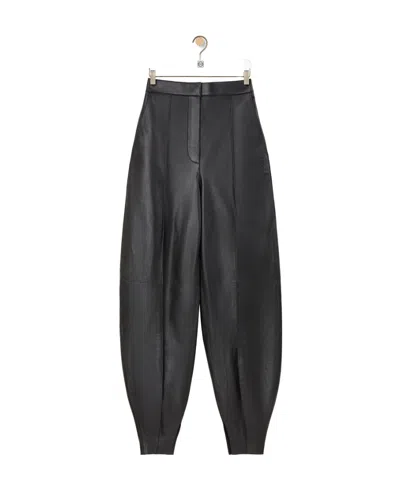 Loewe Tapered Casual Pants In Black