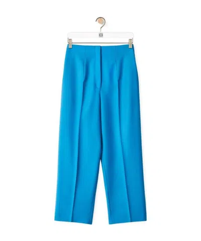 Loewe Tapered Casual Pants In Blue