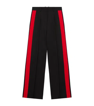 Loewe Tape-trim Tailored Trousers In Multi