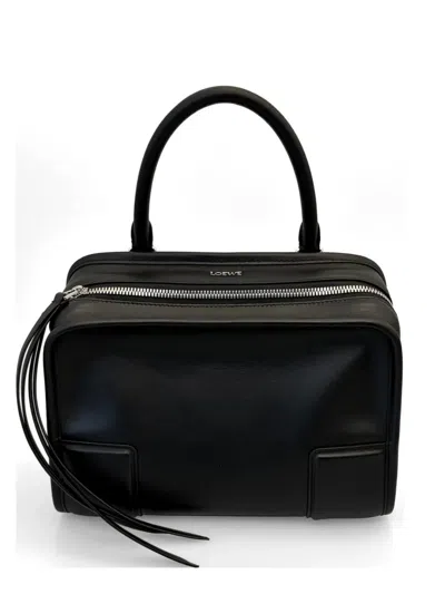 Loewe Tassel Amazona Shoulder Bag In Black