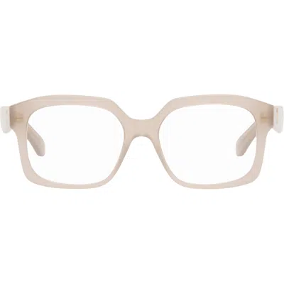 Loewe Taupe Anagram Glasses In Brown