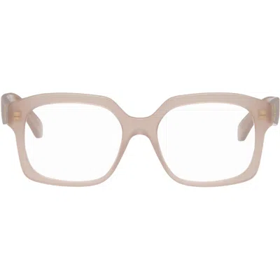Loewe Taupe Anagram Glasses In Neutral
