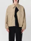 Loewe Polyester Jacket Long Sleeves Collared Front Pockets In Nude