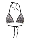 Loewe Technical Jersey Bikini Top In Beige