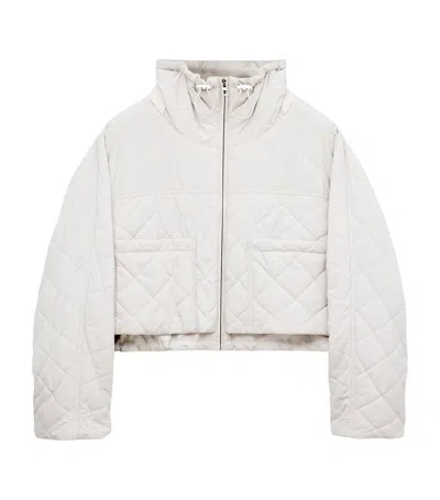 Loewe Technical Quilted Jacket In White