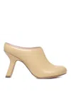 Loewe Terra 100 Leather Mules In Marrón