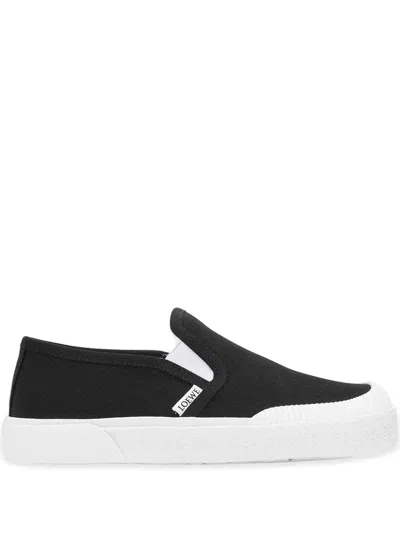 Loewe Terra Vulca Slip-on Low-top Sneakers In Black