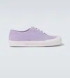 Loewe Man Sneakers Lilac Size 8 Leather In Multi