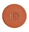 Loewe Small Ceramic Candle Lid In Brown