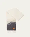 Loewe Alpaca-blend Scarf In Beige Multicolor