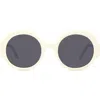Loewe Thin 52mm Round Sunglasses In Neutral