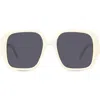 Loewe Thin 54mm Square Sunglasses In White